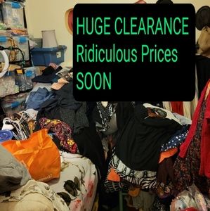Mountain of clothing 🤗I will be adding  to my  Poshmark Closet.